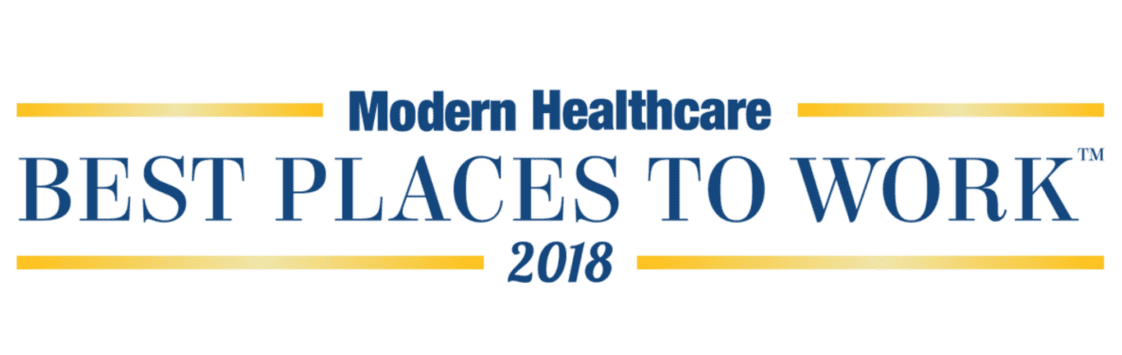 Modern Healthcare Best Places to Work 2018 logo
