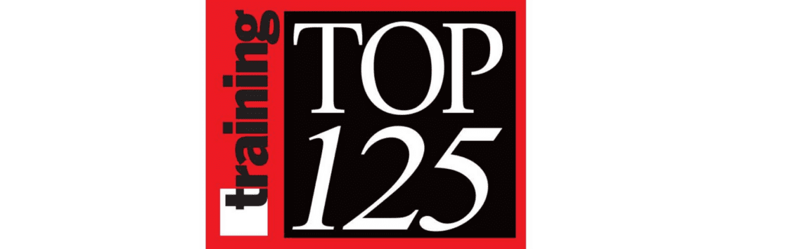 Alt text: TrainingTop 125 - award recognizing top training organizations