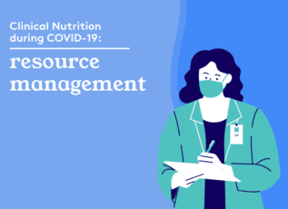 Clinical nutrition resource management during COVID-19 illustrated by healthcare professional