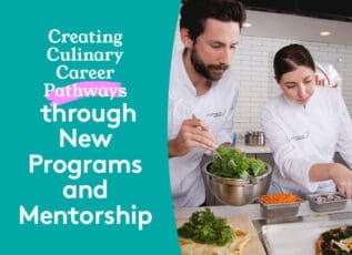 Chefs creating culinary career pathways through new programs and mentorship at Morrison Healthcare.
