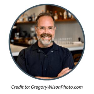 Morrison Healthcare executive chef smiling in kitchen