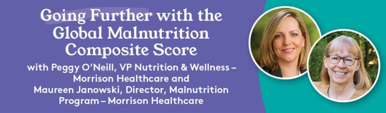 Two smiling women, Peggy O'Neill and Maureen Janowski, from Morrison Healthcare Malnutrition Program