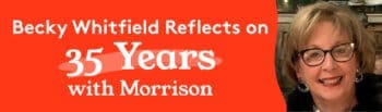 Becky Whitfield reflects on 35 years with Morrison