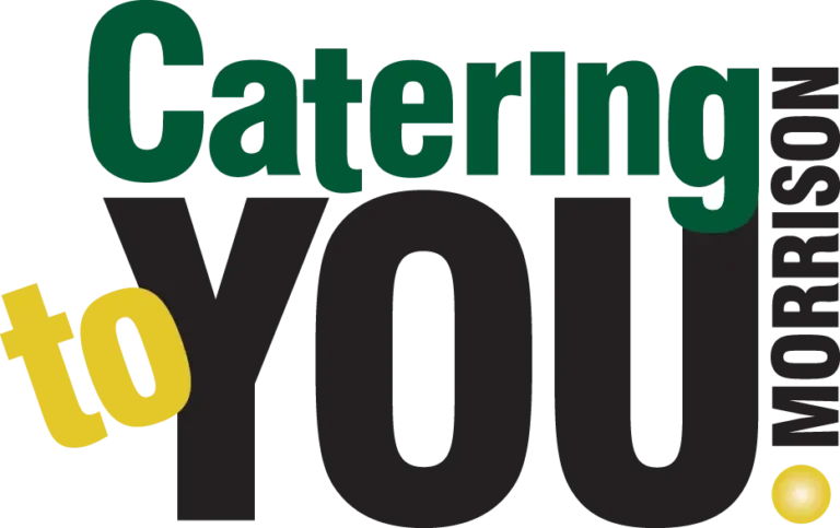 Catering to You - Morrison Healthcare slogan with green and black text logo