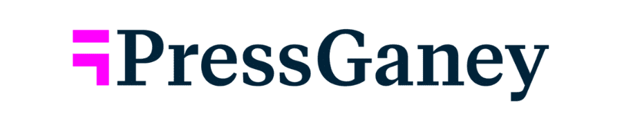 PressGancy logo with navy blue text and a magenta P on a white background